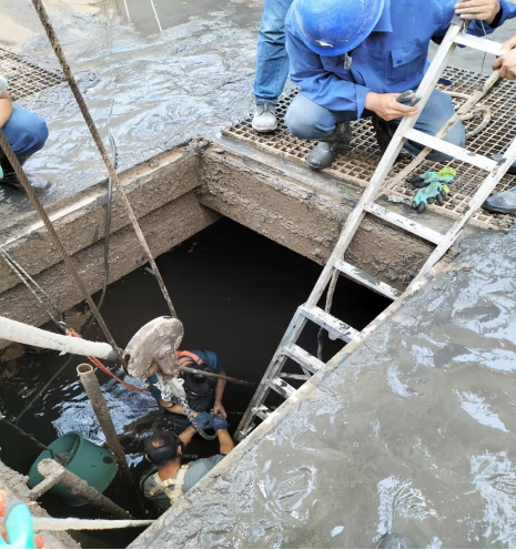 市产投集团城东污水处理公司加强设备检修维护确保汛期平稳运行(图2)